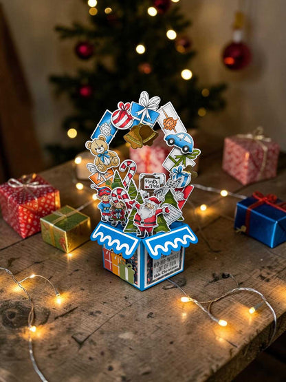 Made to Surprise A5 Stamp and Die Set Christmas At The North Pole | Christmas Explosion