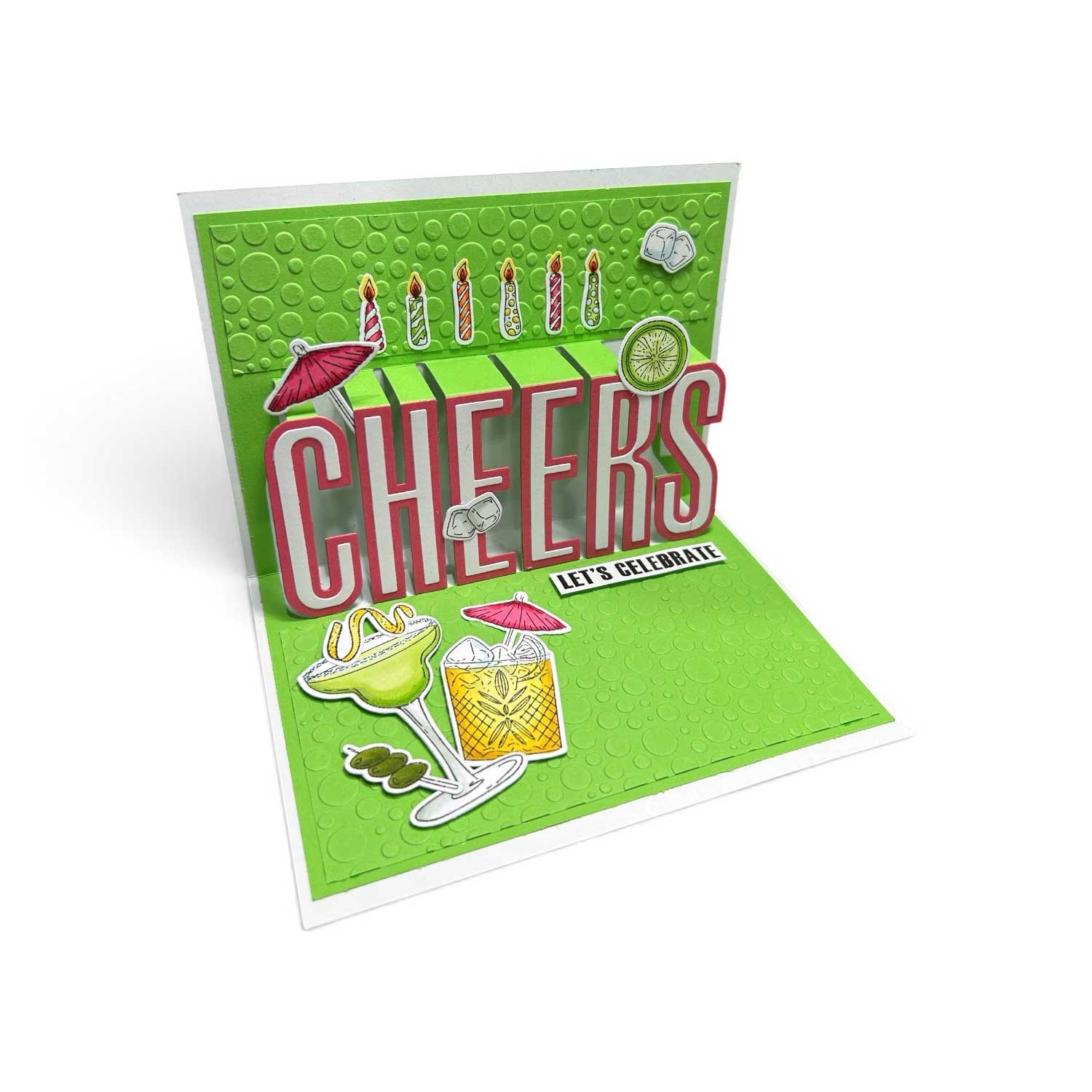 Made to Surprise A5 Stamp and Die Set Cake & Cocktail | Going Full Circle