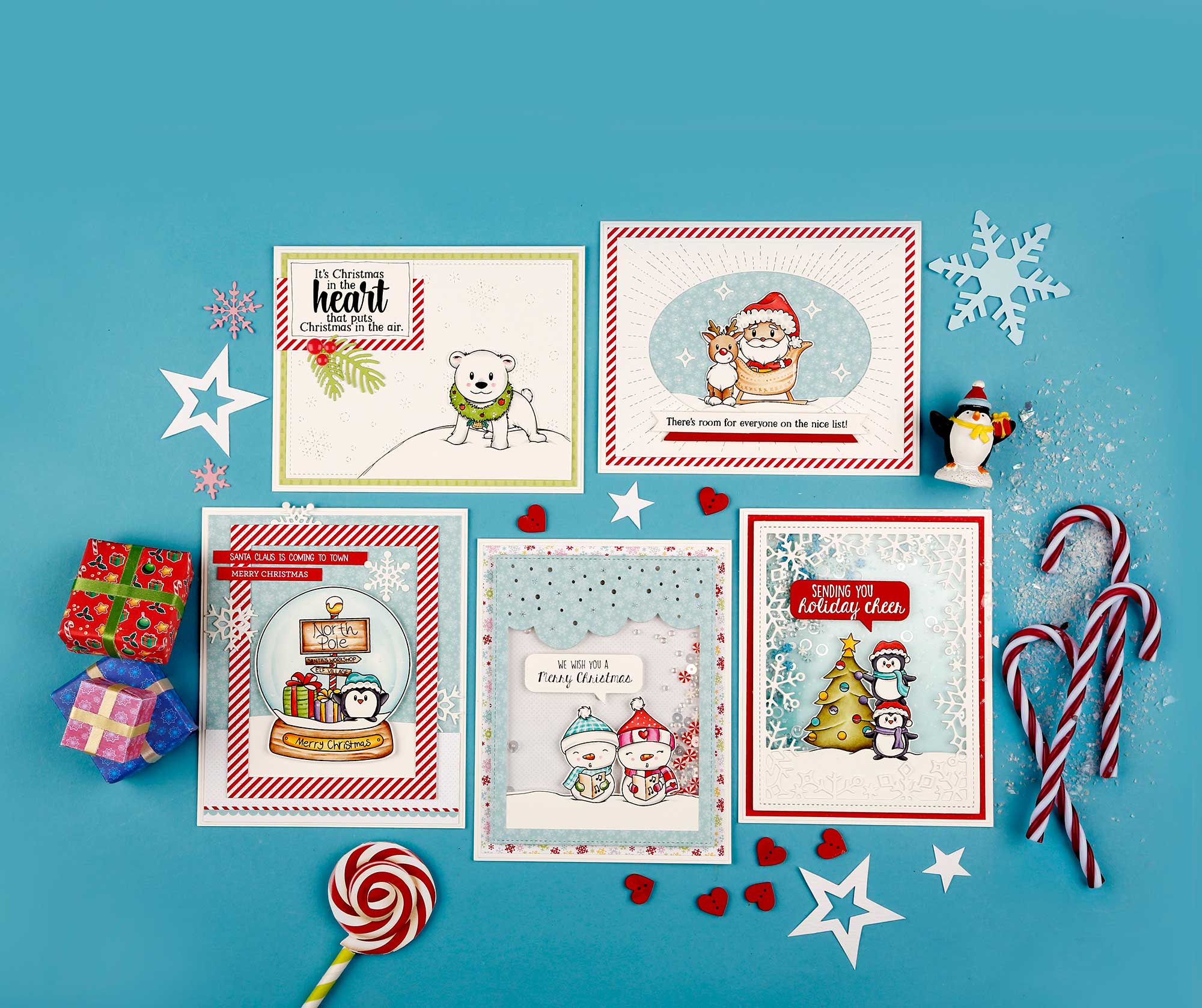 Simply Cards & Papercraft 249 Digital Downloads - Christmas Digi Stamps from Paper Nest Dolls