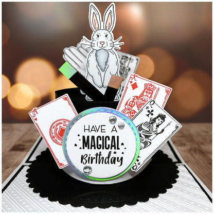 Made To Surprise Die & Clear Stamp Set 3D Delight Additions Floral & Hats by Sam Calcott | Set of 28