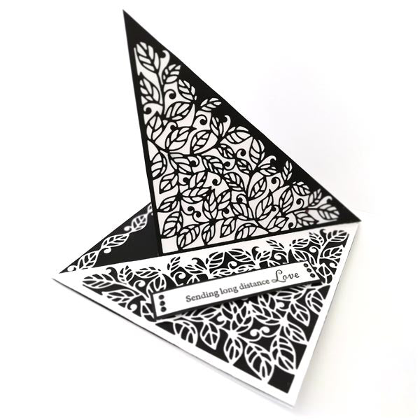 Card Making Magic Die Set Leafy Set of 10 | Decorative Corners Collection