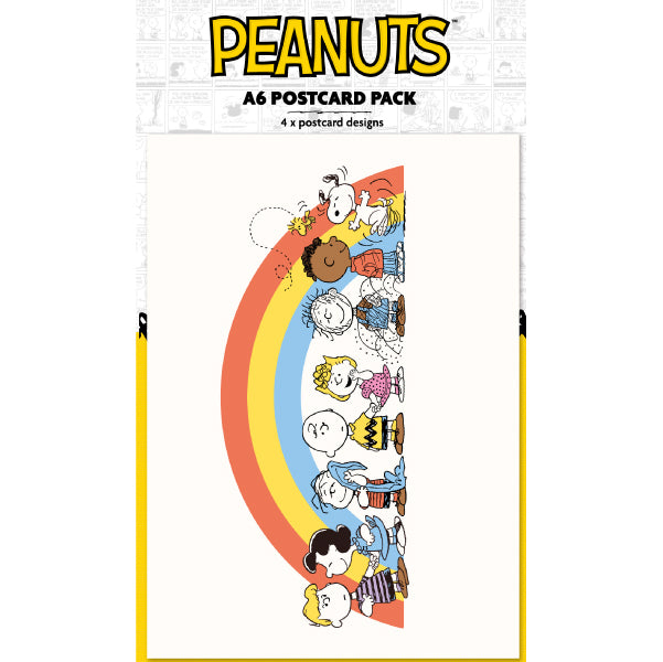 Peanuts A6 Postcard Pack Charlie Brown and Snoopy | Set of 4