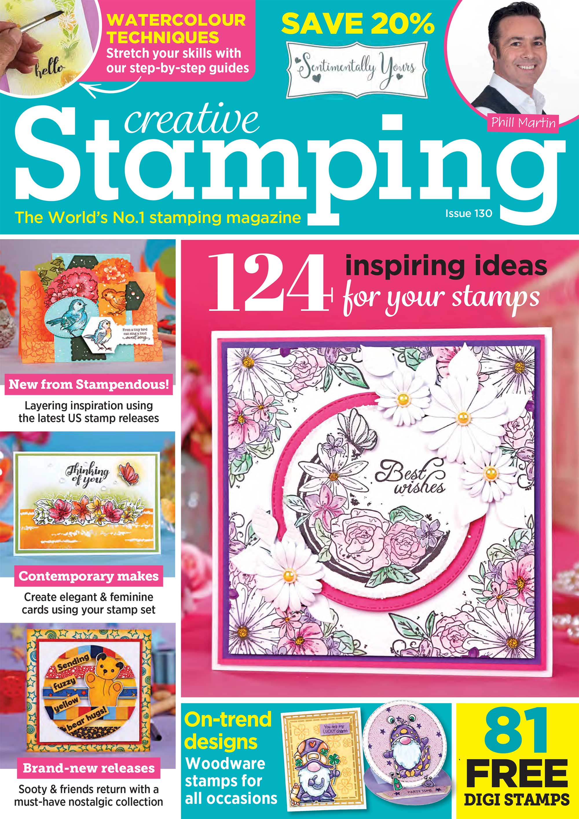 Creative Stamping 130 - Digital Magazine with downloads