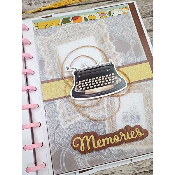 Simply Made Crafts 7x9.5'' 3D Embossing Folder Vintage Lace | Vintage Market