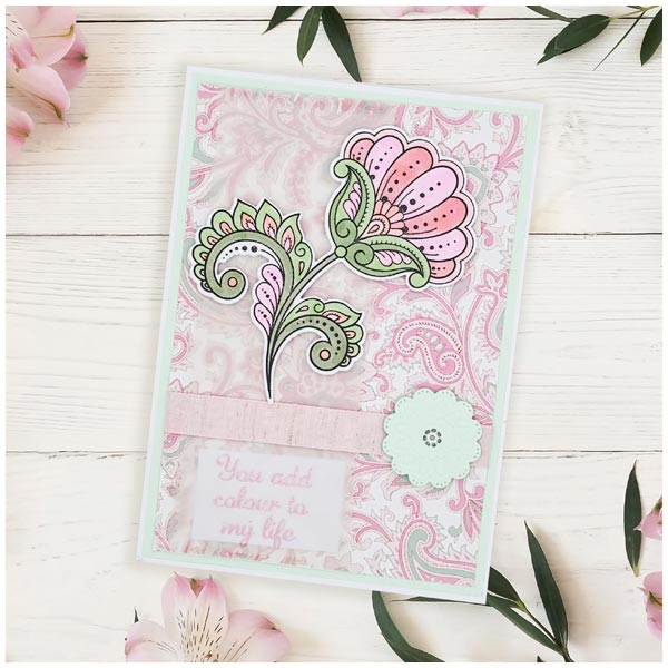 Card Making Magic 5in x 7in Patterned Paper Pack Paisley Dreams 190gsm | 24 Sheets
