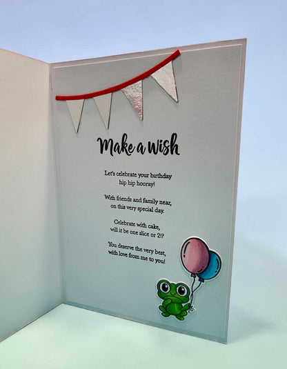 Made to Surprise A5 Stamp and Die Set Make A Wish | Slide & Hide