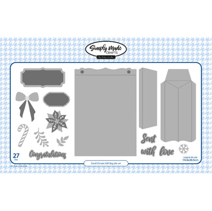 Simply Made Crafts A5 Die Set Ornate Gift Bag | Celebration Time