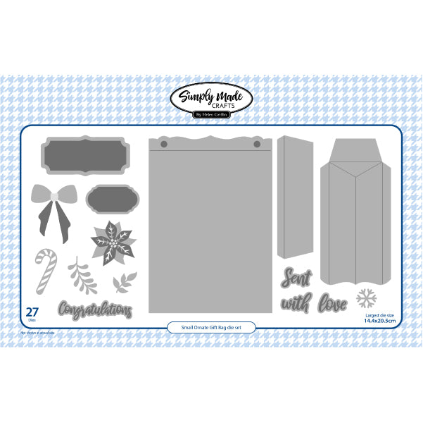 Simply Made Crafts A5 Die Set Ornate Gift Bag | Celebration Time