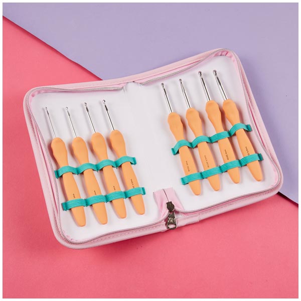 Crochet Society Muse Crochet Hooks & Case | Set of 8