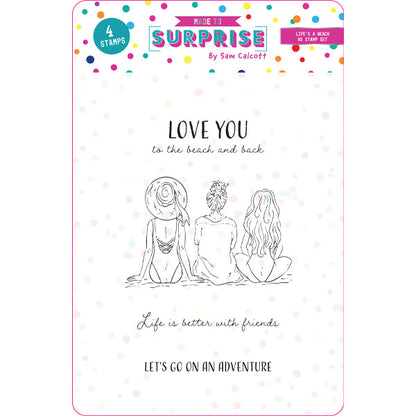 Made to Surprise A5 Stamp Life's A Beach | Let The Good Times Roll
