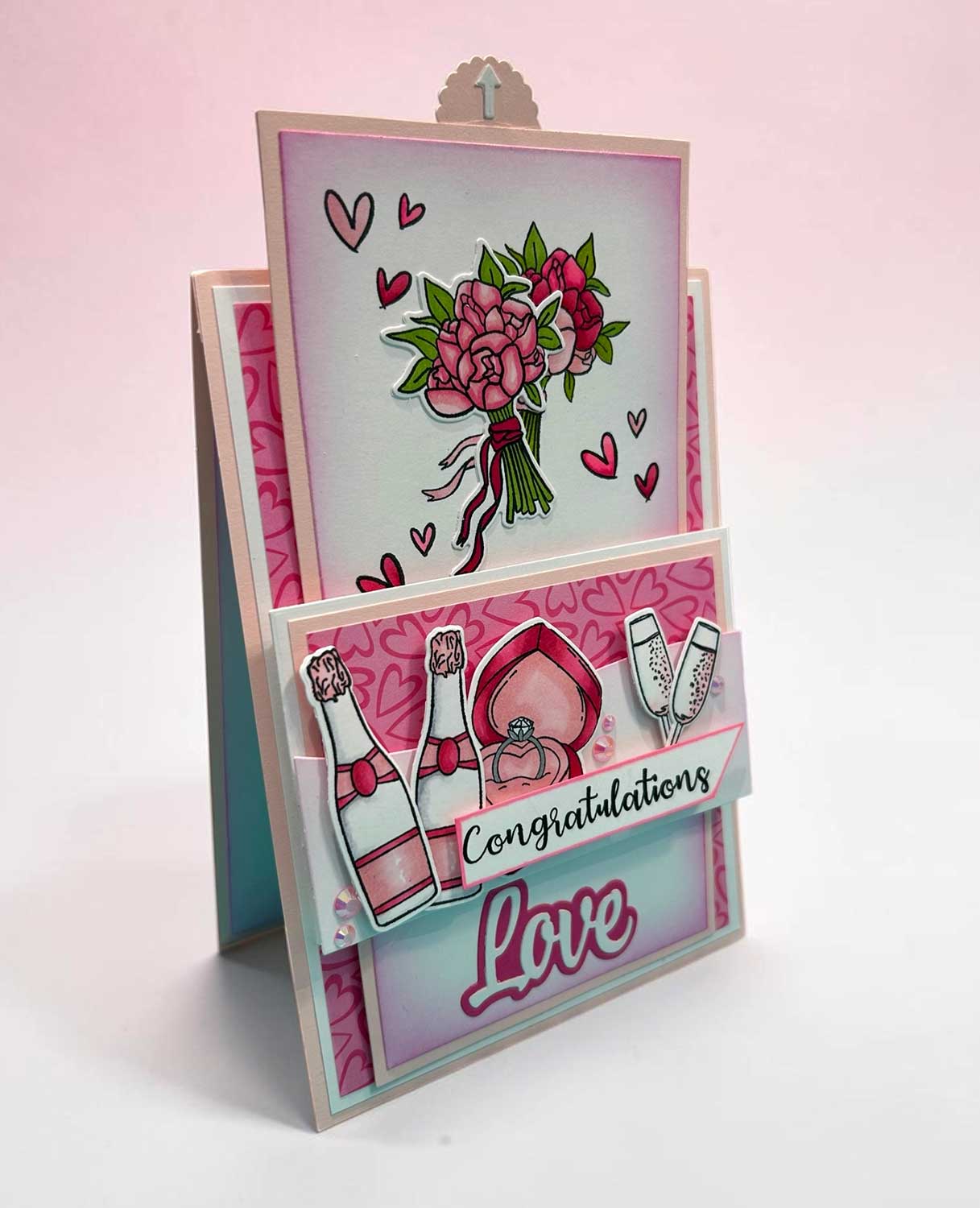 Made to Surprise 5'' x 7'' Die Set Double Slider Mechanism Set | Slide & Hide
