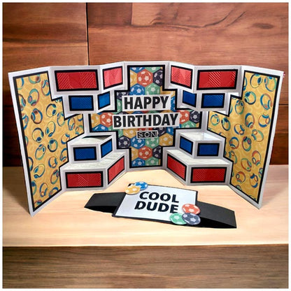 Made To Surprise 5in x 7in Die Set Showstoppers Winged Pop Up Card Blank Dies | Set of 11