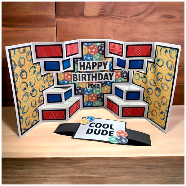 Made To Surprise 5in x 7in Die Set Showstoppers Winged Pop Up Card Blank Dies | Set of 11