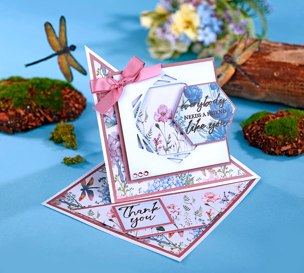 Die Cutting Essentials 104 Digital Downloads - Dragonfly Delight papers & toppers