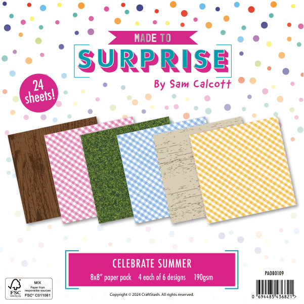 Made to Surprise 8'' x 8'' Paper Pack Celebrate Summer | Celebrate Summer