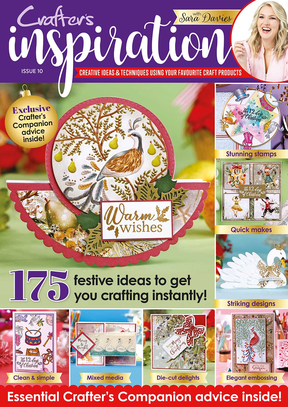 Crafters Companion Set 4 Pinzette Di Precisione – Per Scrapbooking, Carta E Progetti Fai-Da-Te