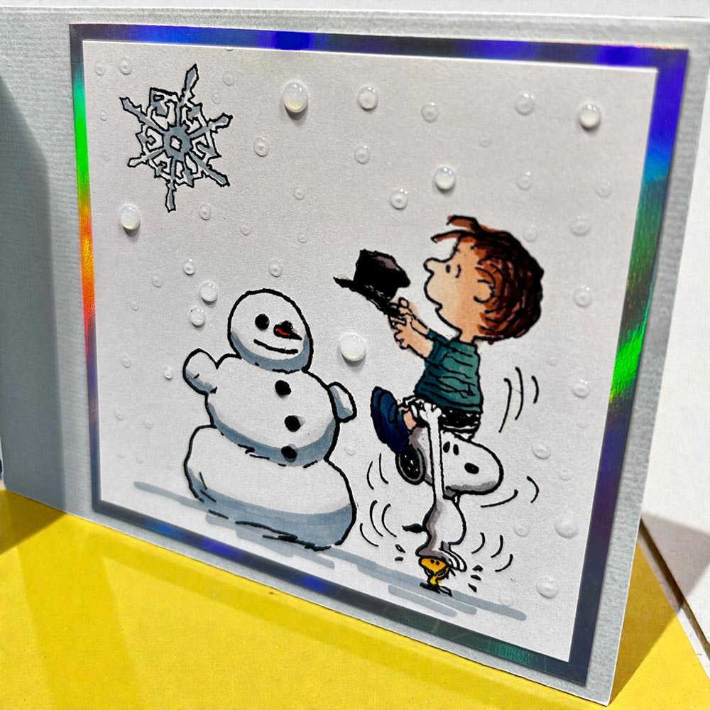 Peanuts Die and A5 Stamp Set Winter Break | Winter Break