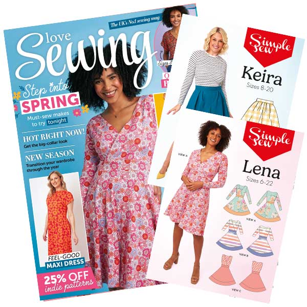 Love Sewing Magazine #145 With Two Patterns