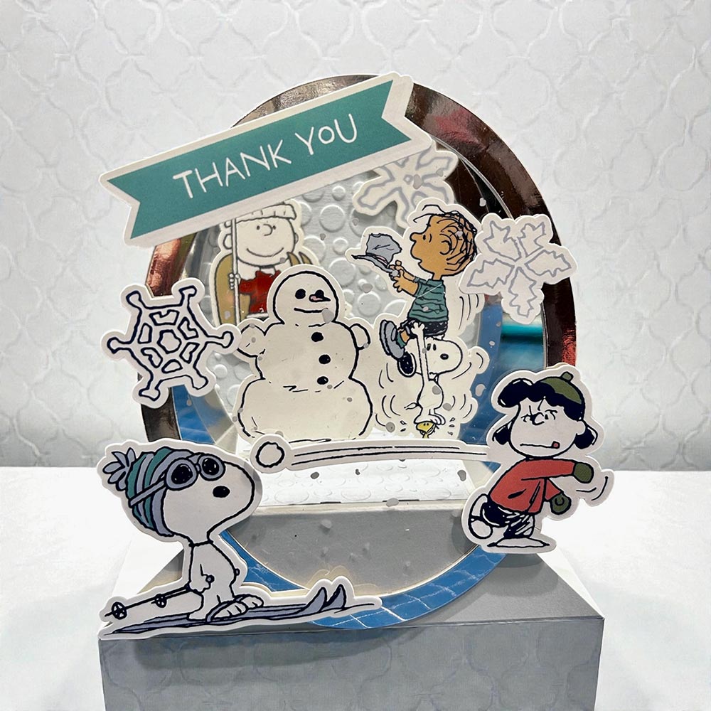 Peanuts Die and A5 Stamp Set Winter Break | Winter Break
