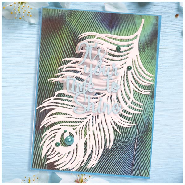 Card Making Magic 5in x 7in Printed Paper Pack Just Peacocks 190gsm | 24 Sheets
