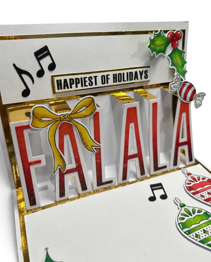 Made to Surprise A5 Stamp and Die Set FALALA | Say It With Words