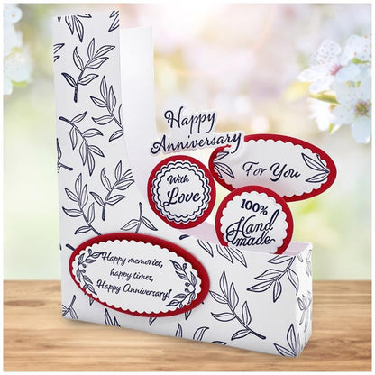 Card Making Magic Die Set A5 Flower Box & Card Set of 30 | Flower Box Cards Collection