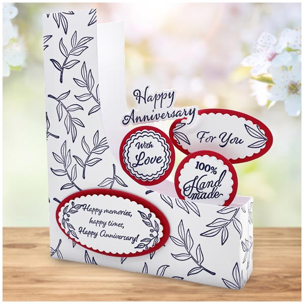 Card Making Magic Die Set A5 Flower Box & Card Set of 30 | Flower Box Cards Collection
