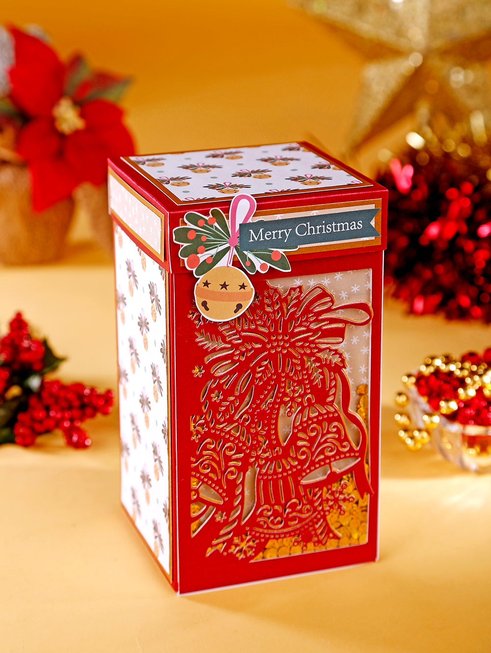 Die Cutting Essentials 108 Digital Downloads - Festive Bells papers