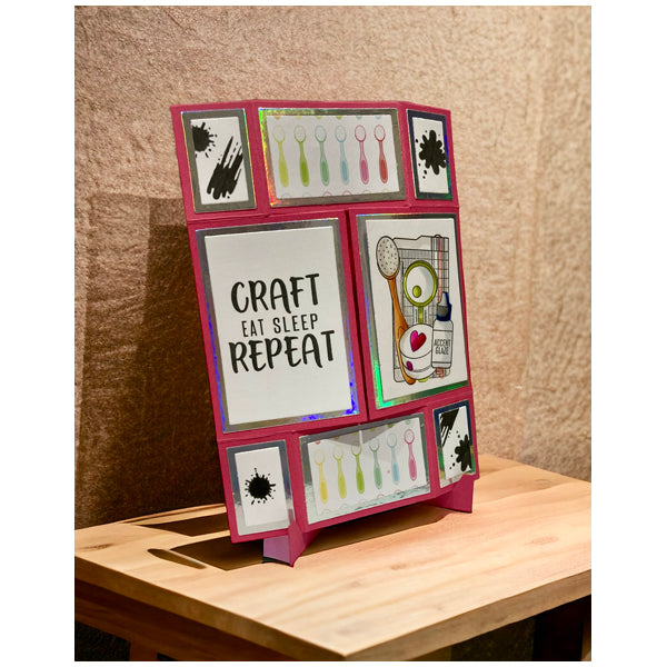 Made To Surprise 5in x 7in Card Creator Die Set Never Ending Card and Stand | Set of 12