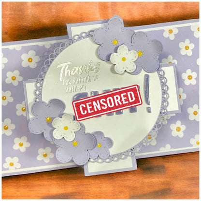 Made To Surprise A5 Clear Stamp Set Cheeky Sentiments How Rude! by Sam Calcott | Set of 15