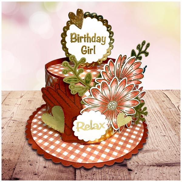 Made To Surprise Die & Clear Stamp Set 3D Delight Additions Floral & Hats by Sam Calcott | Set of 28