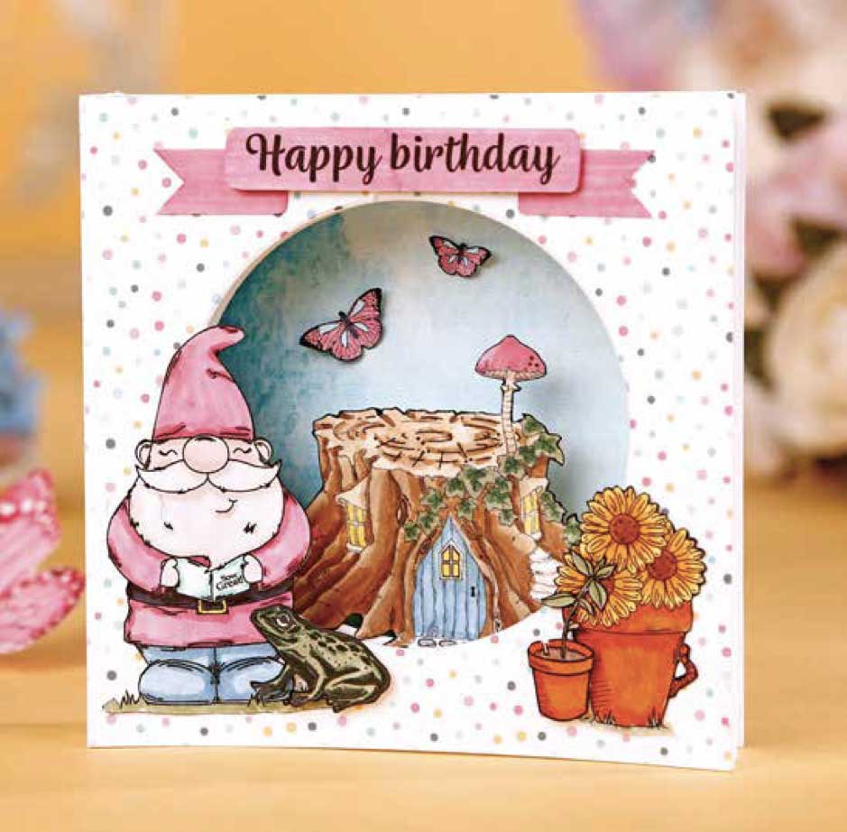 Garden Gnomes Digi Stamps (Digital download)