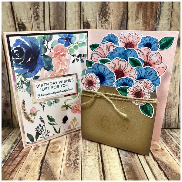 Made To Surprise Die Set 5in x 7in Basket & Mason Jar Set of 2 | Pop-Up Bouquet Collection