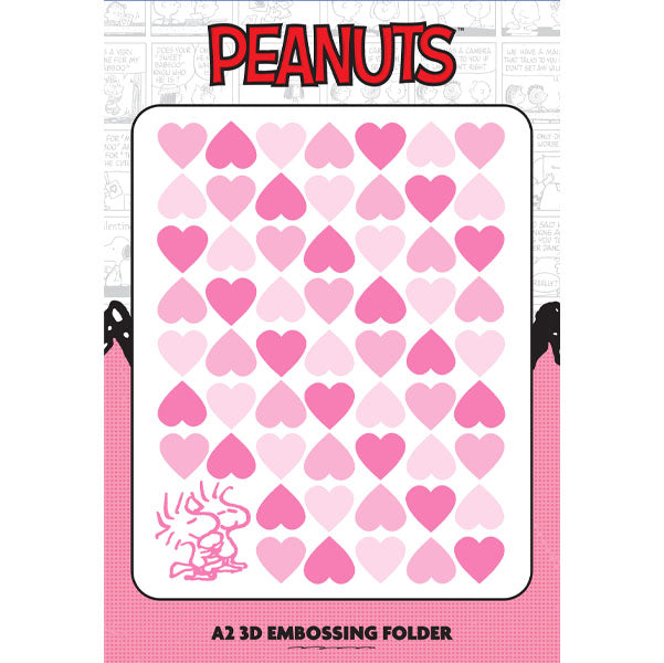 Peanuts US A2 3D Embossing Folder Snoopy's Love | Love Is…