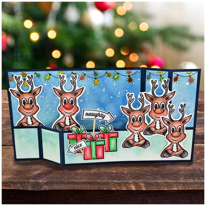 Made To Surprise Die Set Christmas Photo Booth Props Outline by Sam Calcott | Set of 8