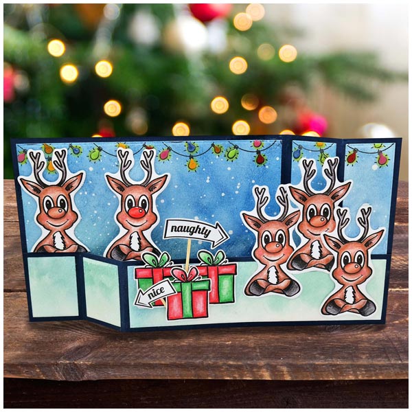 Made To Surprise Die Set Christmas Photo Booth Props Outline by Sam Calcott | Set of 8