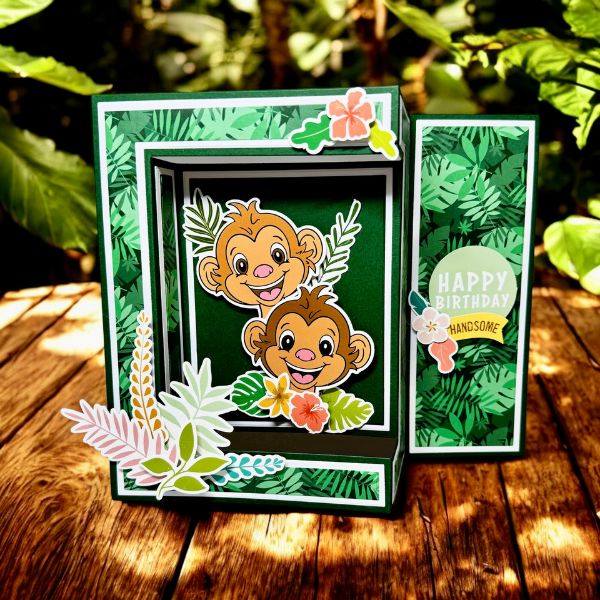 Made To Surprise A5 Clear Stamp and Die Set Animal Madness Wild Friends | Set of 24