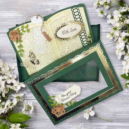 Card Making Magic A5 Die & Stamp Set Birthday & Celebrations Set of 17 | Pretty Books Collection