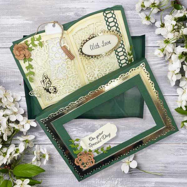 Card Making Magic A5 Die & Stamp Set Birthday & Celebrations Set of 17 | Pretty Books Collection