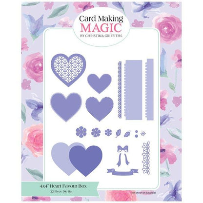 Card Making Magic Die Set Circular Box & Card Builder Set of 27 | Circular Box Collection