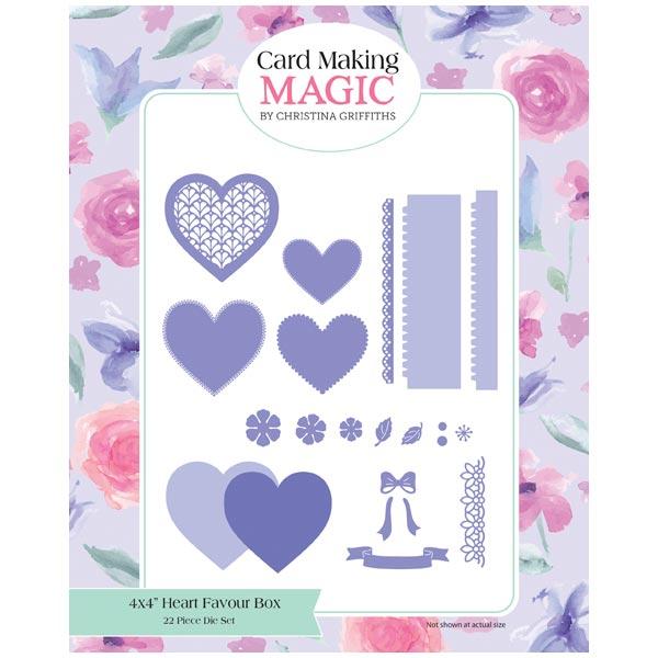 Card Making Magic Die Set Circular Box & Card Builder Set of 27 | Circular Box Collection