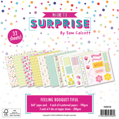 Made to Surprise 8'' x 8'' Paper Pack Feeling Bouquet-tiful | Bloomin' Wonderful