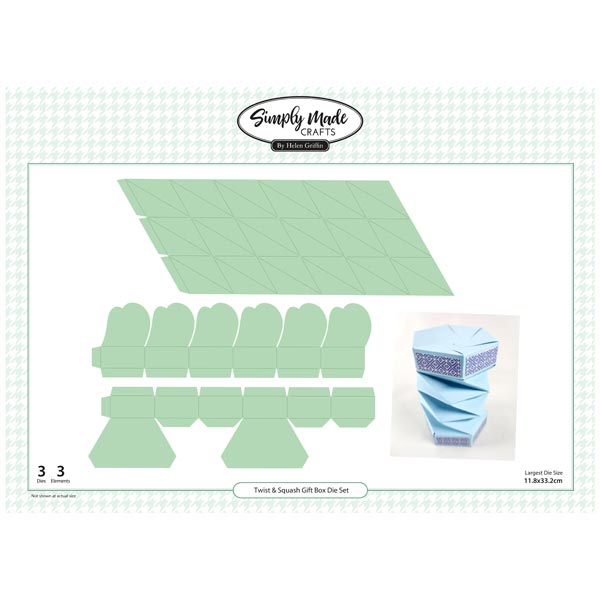 Simply Made Crafts Die Set Twist & Squash Gift Box Set of 3 | Thinking Outside The Box Collection