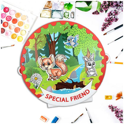 Made To Surprise A5 Clear Stamp Set Woodland Scenes Animals by Sam Calcott | Set of 19