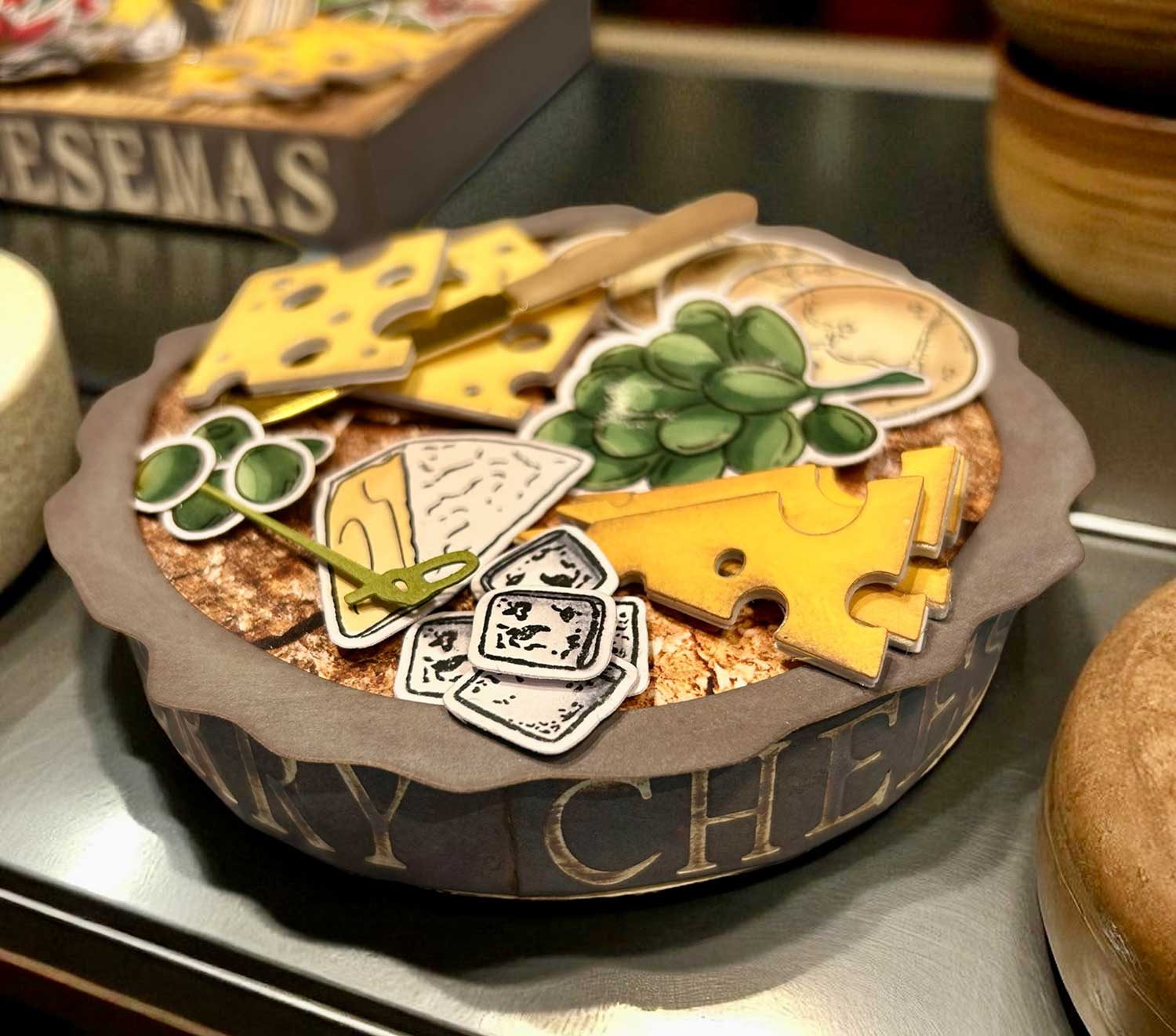 Made to Surprise A5 Stamp and Die Set Party Food | Going Against The Grain