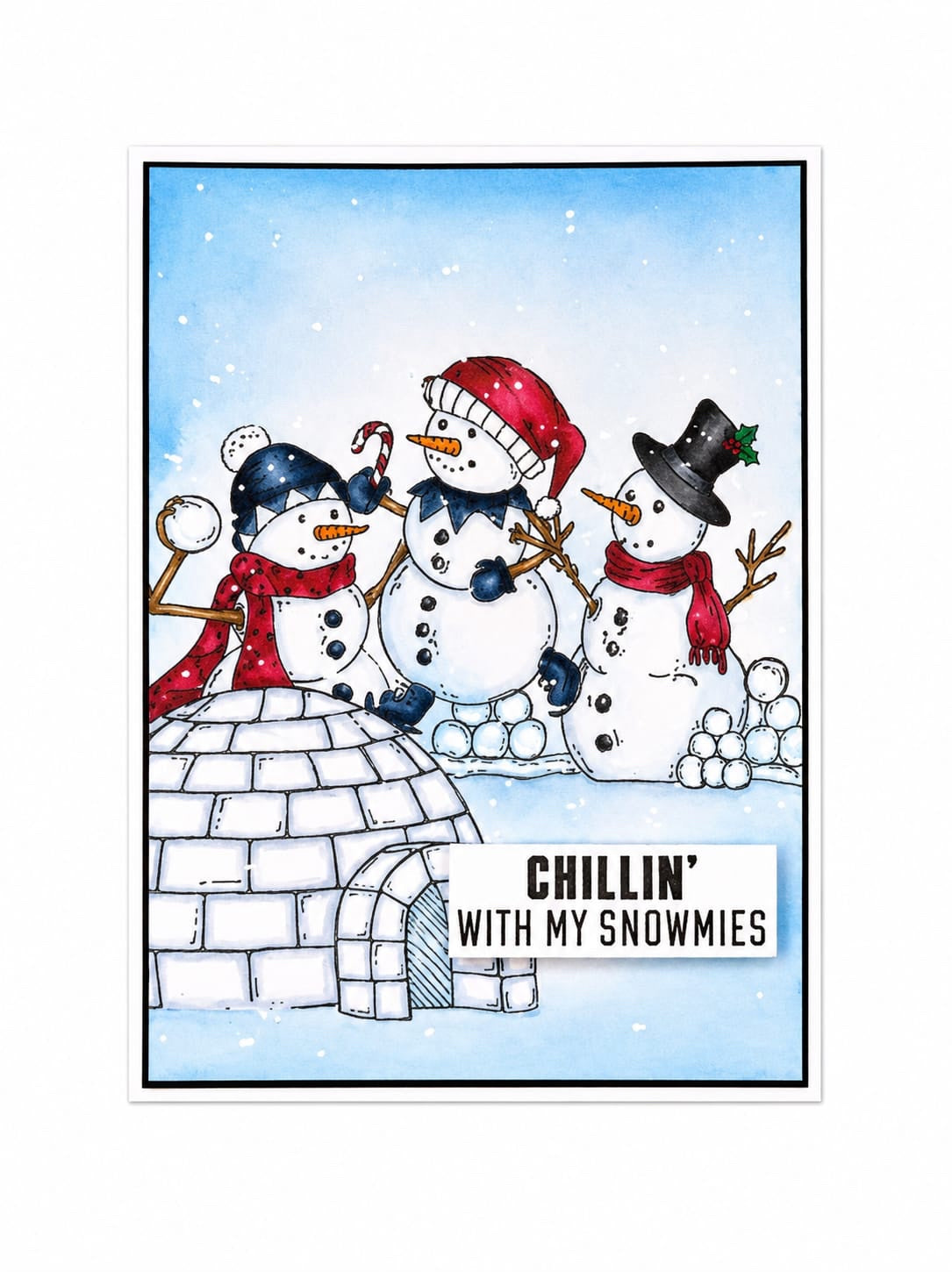 Made to Surprise A5 Stamp and Die Set Snow Day | Jingle Bell Rock