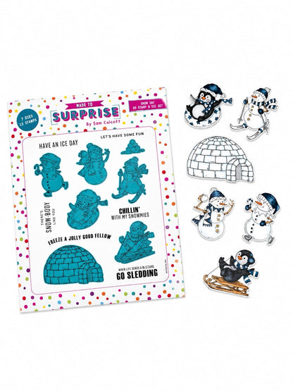Made to Surprise A5 Stamp and Die Set Snow Day | Jingle Bell Rock