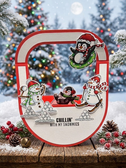 Made to Surprise A5 Stamp and Die Set Snow Day | Jingle Bell Rock