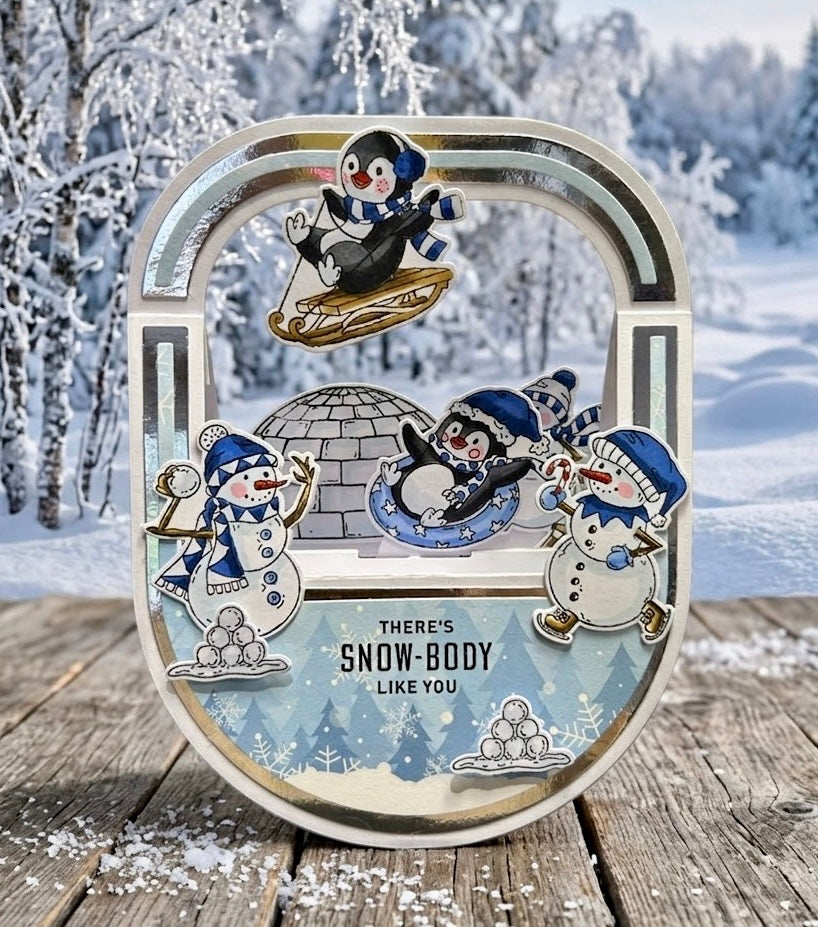 Made to Surprise A5 Stamp and Die Set Snow Day | Jingle Bell Rock