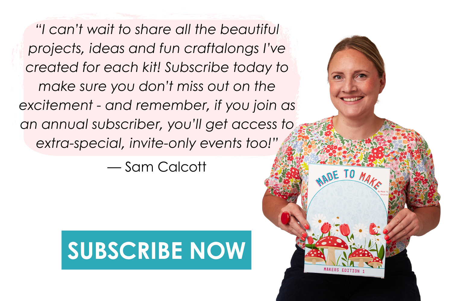 Message from Sam - subscribe now